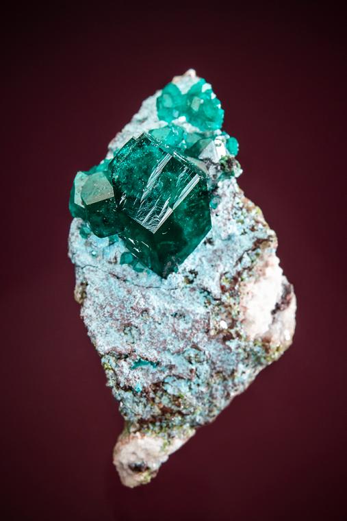 DIOPTASE with PLANCHEITE